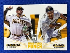 2023 #12P-14 Joe Musgrove-YU Darvish Topps Series 1 Baseball One-Two Punch