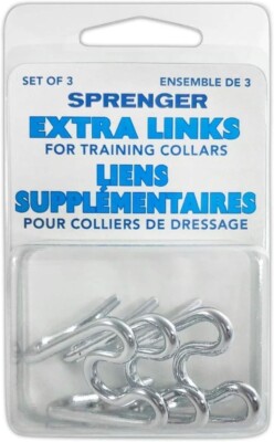 2.25mm Herm Sprenger Prong Collar Extra Links Chrome Plated (3 Links)