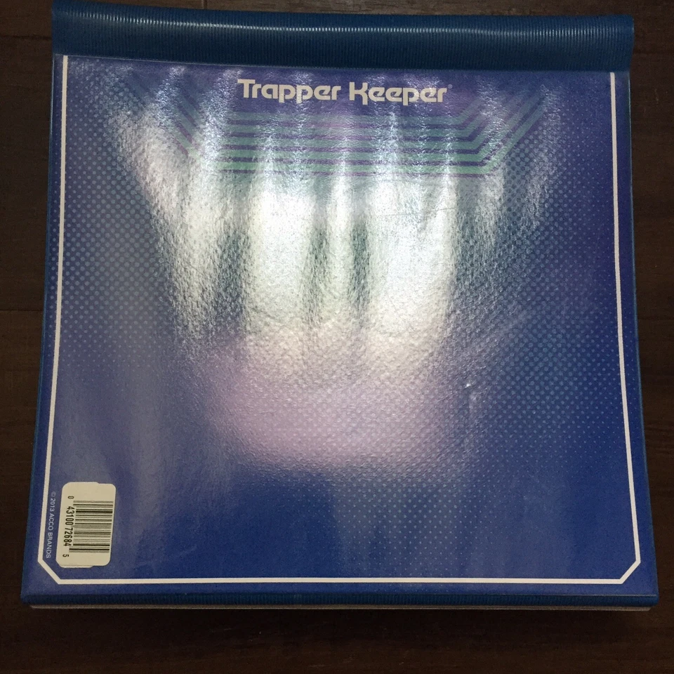 Carpeta de 3 anillas Mead Trapper Keeper 2013 soporte para cuaderno carpeta azul verde azulado Foto 4 de 4