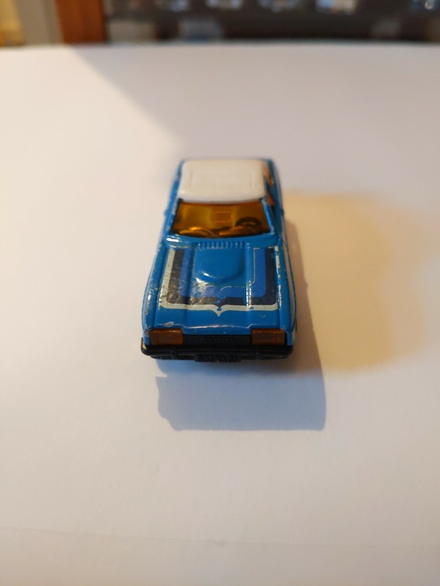 Majorette Vintage 70's – Ford Capri Bleu (Échelle 1:59) Fabriqué En France