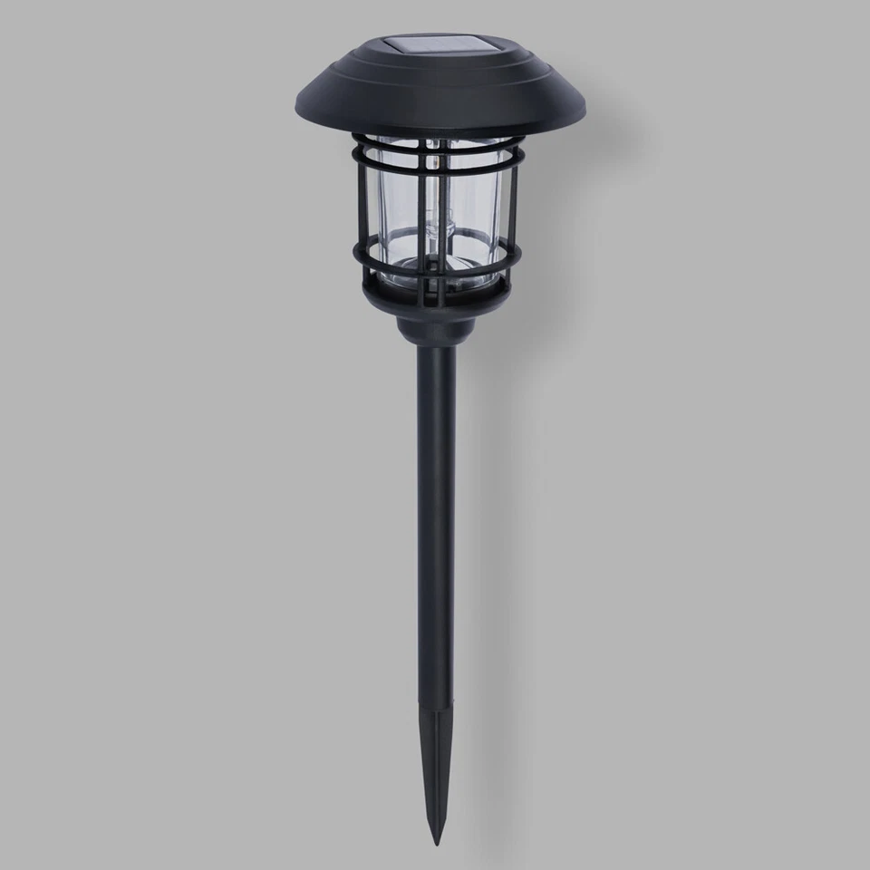 Litecraft Delonix Spike Light Outdoor Solar Powered Garden LED Fitting - Black - Image 3 of 4