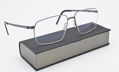 LINDBERG Brille 9635 56-15 T215 135 Col U16 Strip Titanium Seidenmatt Anthrazit
