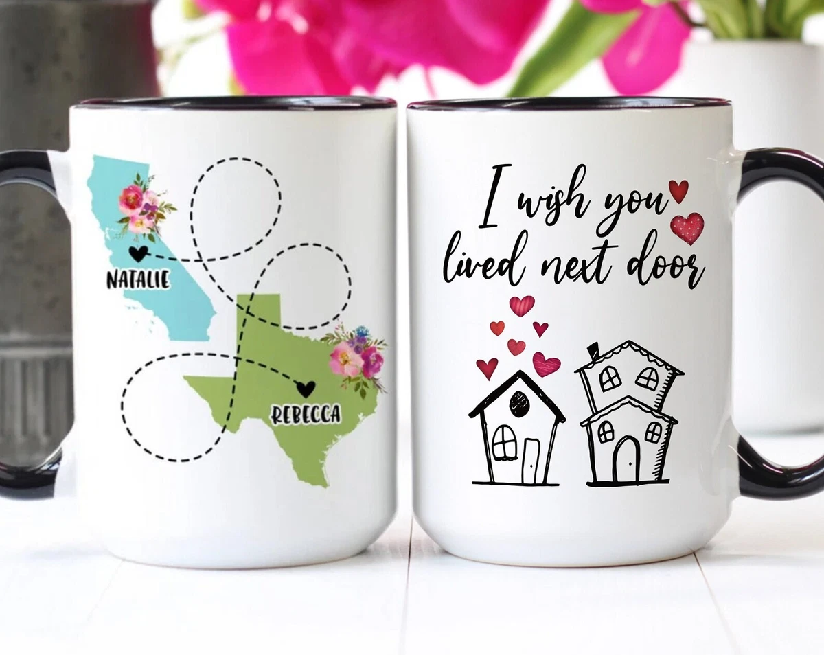 Long distance on sale state coffee mug