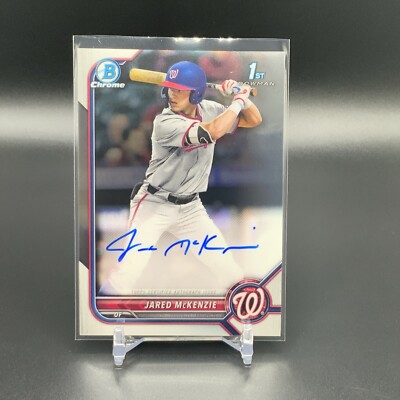 2023 Bowman Chrome Draft Jared McKenzie 1st Auto TTC990 | eBay