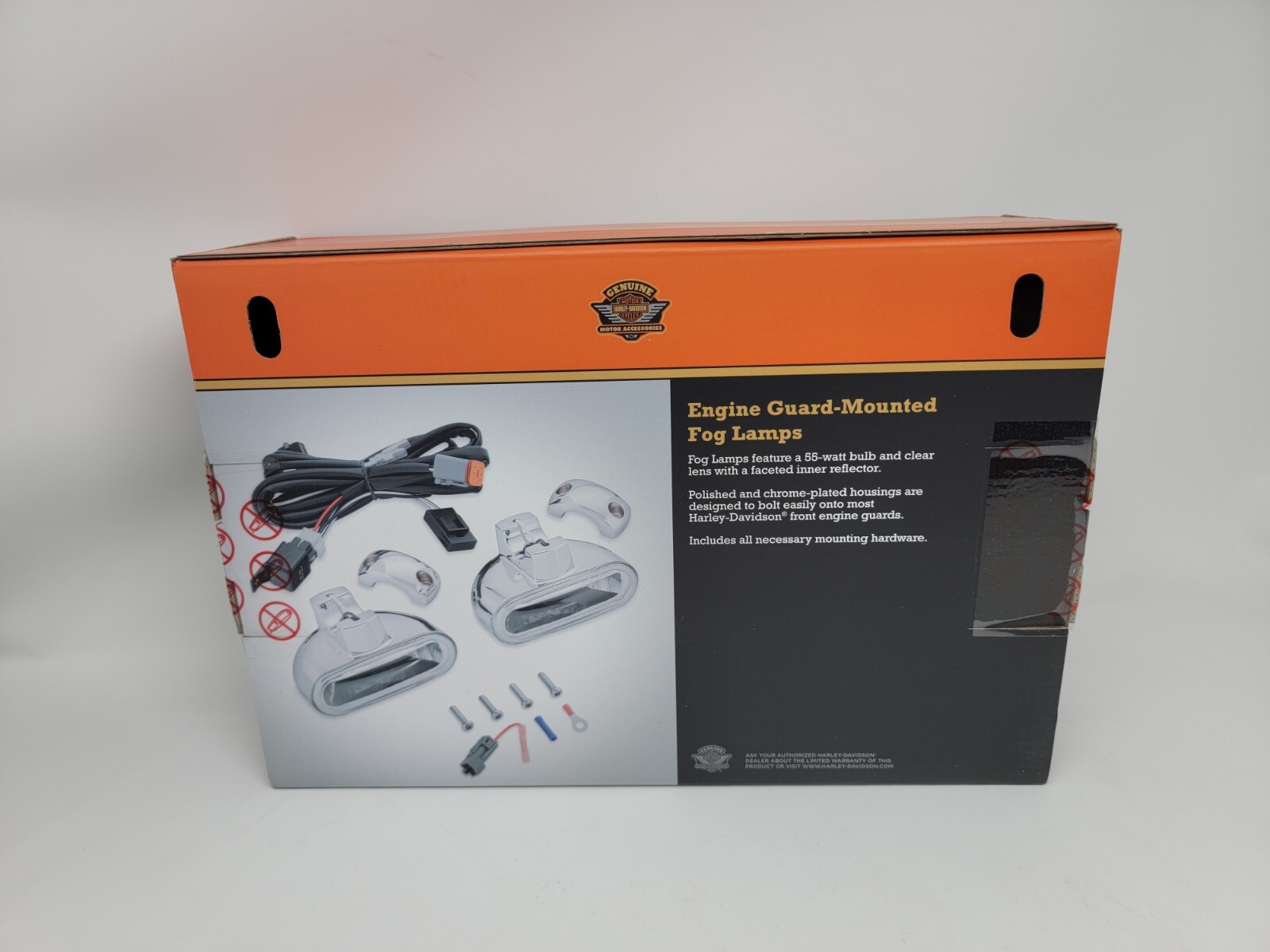 Genuine Harley Davidson ENGINE GUARD MOUNTED FOG LAMP LIGHTS 11/4