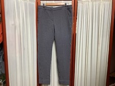 ARMANI COLLEZIONI Pants Trousers Black / White Heavyweight Career Size 8