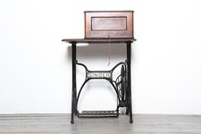 Antique Singer 12k Fiddle Base New Family Sewing Machine Treadle Stand & Key