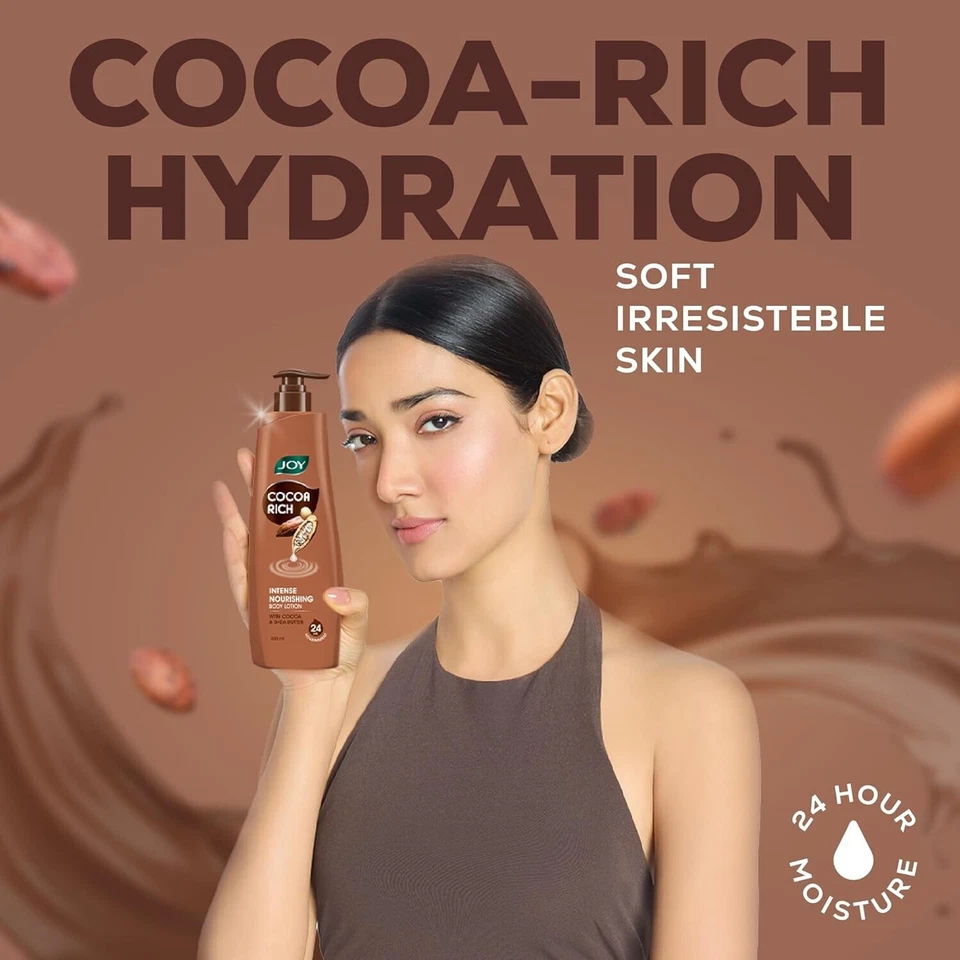 Joy Cocoa Rich lotion nourrissante intense pour le corps, beurre, pour tous l... - Photo 2/4