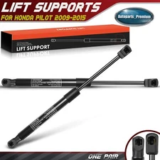 2x Rear Window Glass Lift Supports Shocks Struts for Honda Pilot 2009-2015 SUV