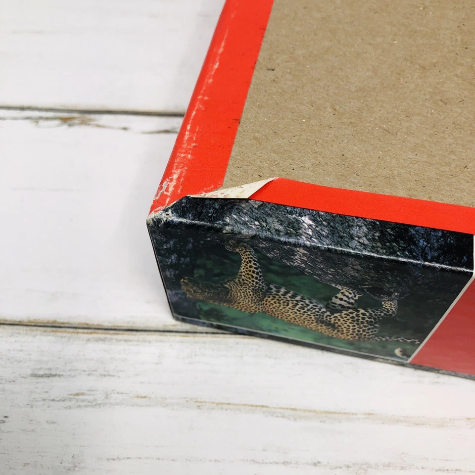 New Sealed Guild Vintage Puzzle LEOPARD 1000 Piece 1999 - Image 4 of 4