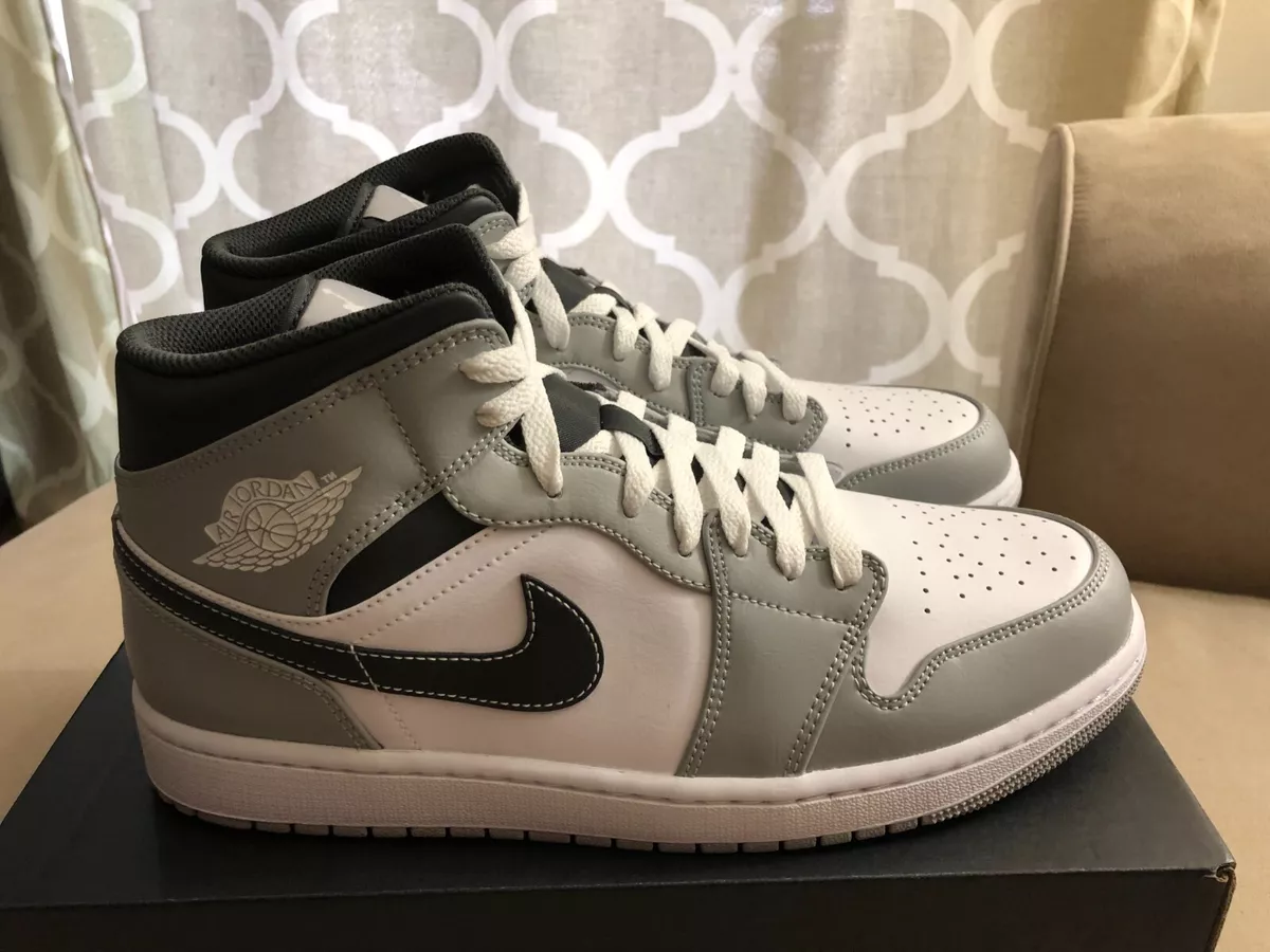 Jordan 1 Mid Light Smoke Grey Anthracite靴/シューズ