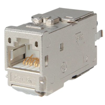 Metz Connect BTR Cat.6A C6Amod 180° Modul Jack 130B11-E für 10 Gbit/s Ethernet
