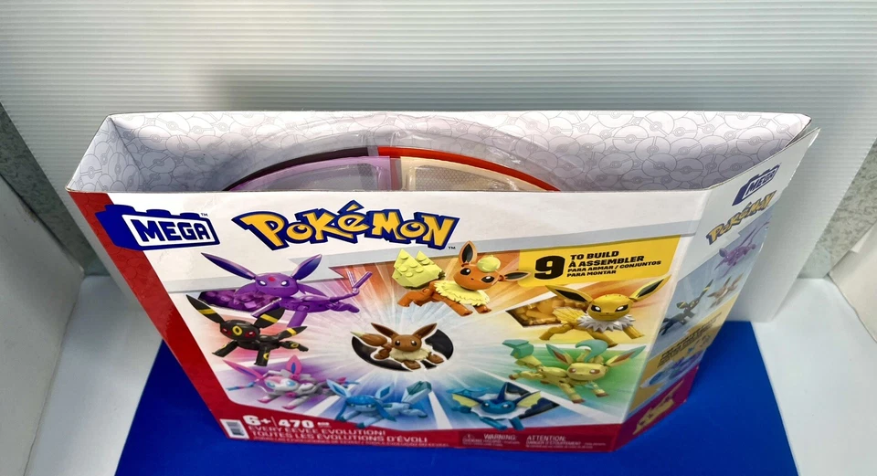 2022 Mega Construx Pokémon - Every Eevee Evolution! Building Set (470pcs) - Image 2 of 4