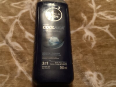 nivea men cool kick body wash 3 in one  24h fresh effect
