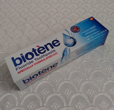 Biotene Fresh Mint Gentle Dry Mouth Fluoride Toothpaste PH Balanced Exp 3/2026