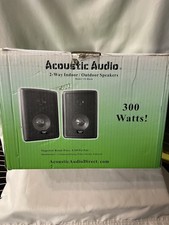 Acoustic Audio 151B Indoor Outdoor 2 Way Speakers