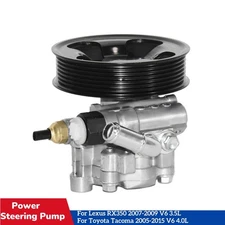 Power Steering Pump w/ Pulley For Toyota Tacoma 2005-2015, Lexus RX350 2007-2009
