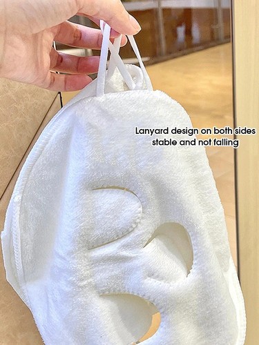 Hot Cold Compress Face Towel Soft Skin Friendly Steam Heating Wet Towel - Picture 6 of 10