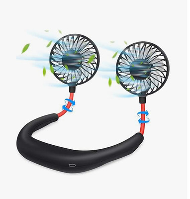 Portable Neck Fan 2500 mAh Rechargeable USB Hands-Free Mini Face Cooling Persona