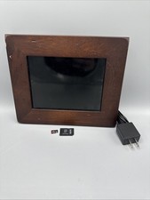 Polaroid 8" WiFi Digital Frame - Distressed Wood 400gb Micro SD Hanging Only