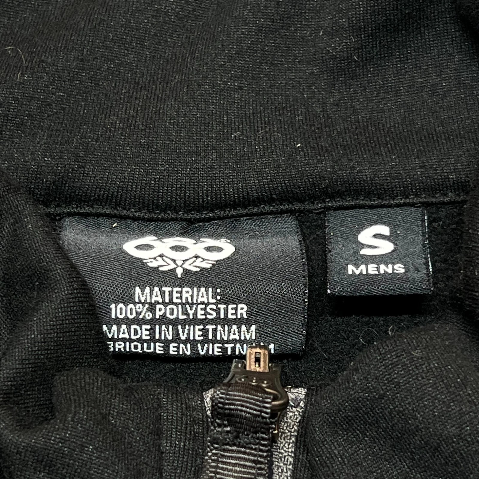 686 Men's Black Full Zip Jacket Size Small Mock Neck image 6
