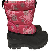 Northside Thermolite Winter Snow Boots Toddler's Sz 6 Pink Snowflakes Waterproof