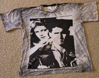 Vtg 80s Top Gun Tom Cruise Jennifer Connelly Movie Allover Print AOP T Shirt XL
