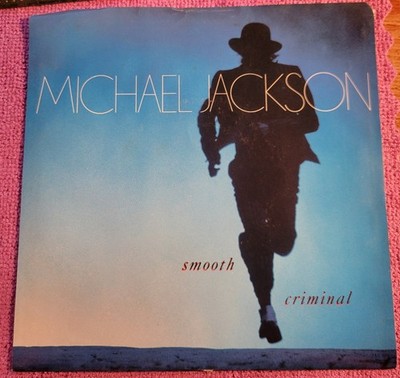 Michael Jackson ''Smooth Criminal / same (instrumental)''  strong VG+ / VG+