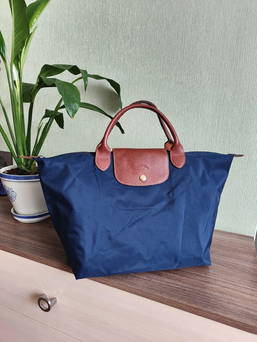 Longchamp Les Pliages Depose Tot bag Handle bags France Navy Blue
