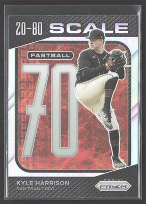 2023 Panini Prizm 20-80 Scale Kyle Harrison San Francisco Giants #SC17