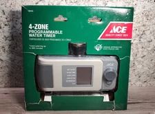 ACE 4 Zone Programmable Water Spigot Hose Digital Timer