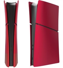 Volcanic Red PS5 Slim Faceplate Cover Plate Shell Digital Version PlayStation 5