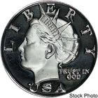 2003 NORFED Type II Big E Torch Back Liberty 1 oz .999 Fine Silver Art Round