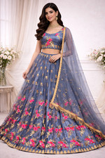 Wedding Party Lehenga Choli Set Indian Pakistani Designer Embroidered Ethnic