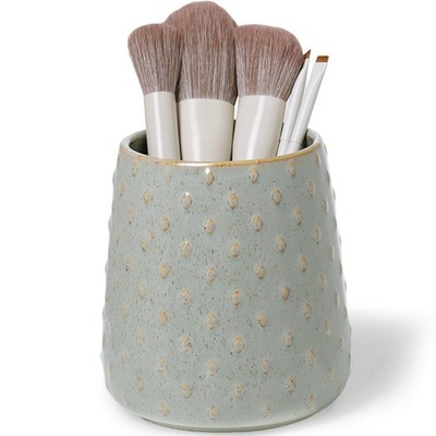 QUXIJA Ceramic Makeup Brush Holders, Farmhouse Bathroom Vanity and Countertop...