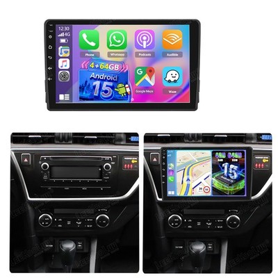 4+64G Für Toyota Auris E18 2013-2016 Autoradio Android 15 CarPlay WIFI GPS DSP