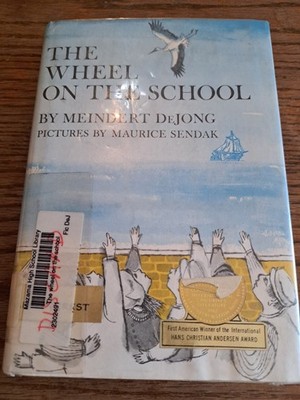 Vintage the Wheel on the School Meindert DeJong 1954 First Edition HC DJ