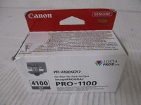 Canon Tinte PFI-4100PGY PFI-4100 6783C001 Tintenpatrone Grau 80Ml-