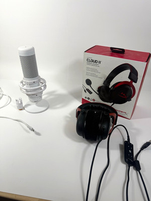 HyperX Cloud II Wired Gaming Headset USB HyperX QuadCast S