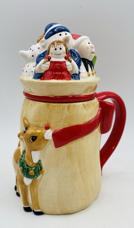 LENOX Rudolph The Red Nosed Reindeer Toy Sack Mug NIB Christmas
