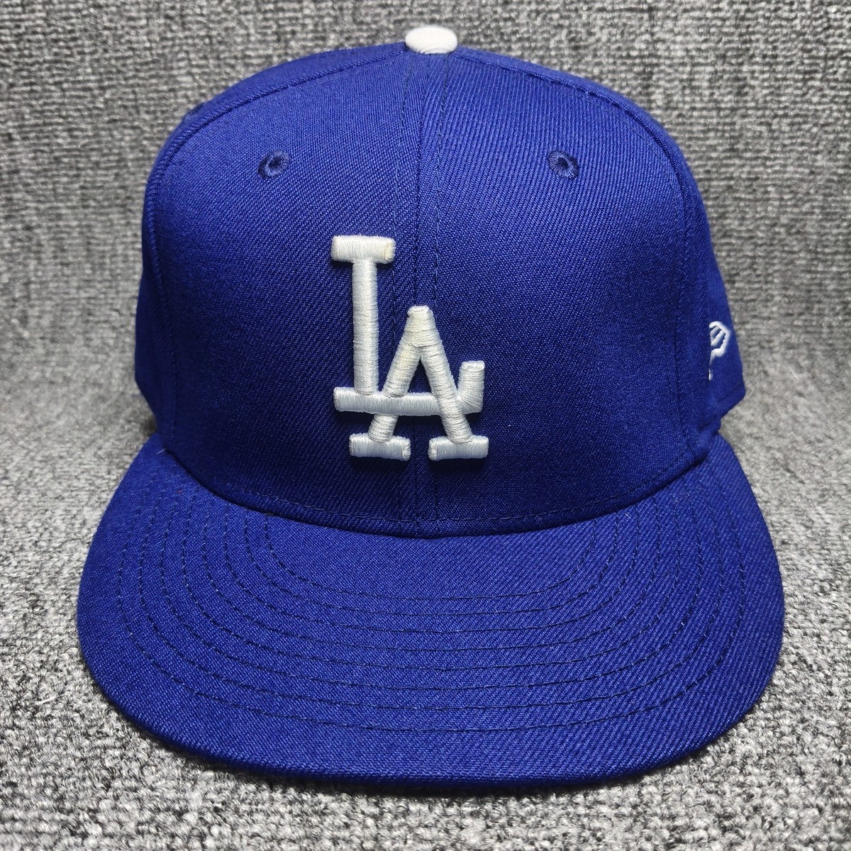 New Era 59FIFTY Los Angeles Dodgers Fitted Hat Size 7 3/8 Royal Blue