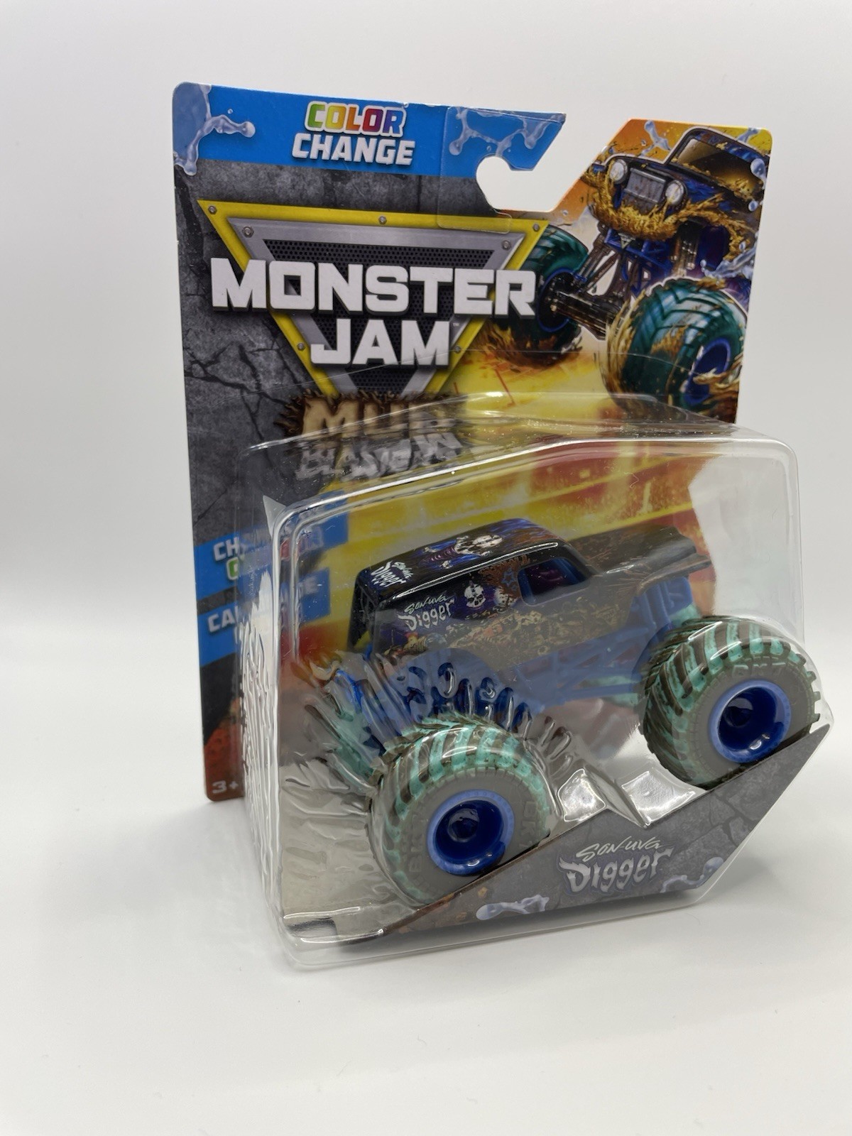 Monster Jam Mud Blasters Color Change:Sonuva Digger-NEW & SEALED-FREE DELIVERY