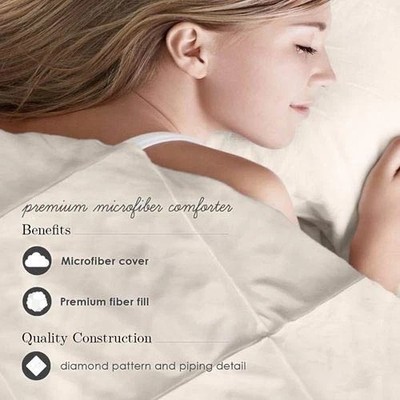  Purecare The Sleep Kit Pillowcase, Pillow & Comforter Set King Sz, WHITE