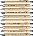 10 Pack Bible Verse Stylus Pens - Inspirational Scripture Gifts for Yellow