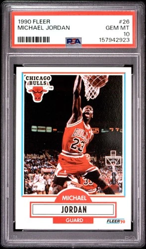1990 FLEER #26 MICHAEL JORDAN PSA 10