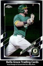 2021 Topps Chrome Update Mitch Moreland #USC4 Oakland Athletics MLB Baseball