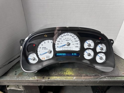 #ad #ad 2005 07 Chevy GMC Silverado Sierra Cluster Trans Temp Rebuilt Mileage Correction $259.99