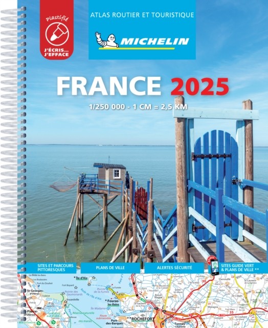 France 2025 - Tourist & Motoring Atlas Laminated Spiral by Michelin - Image 4