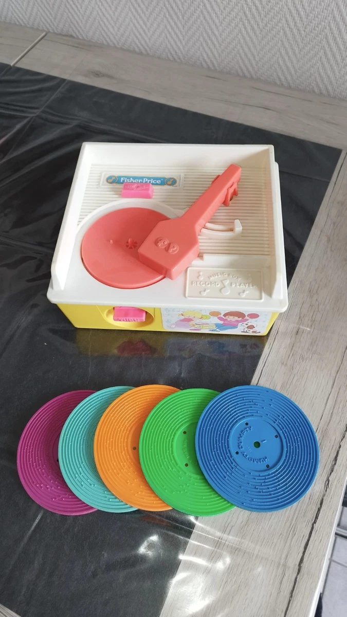 Jouet Ancien Tourne-disques Vinyle Fisher-Price - Music Box, Vintage, état D'occasion
