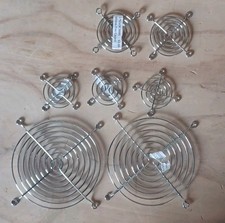 Lot of 7 - 120/60/50mm Fan Grill Guard